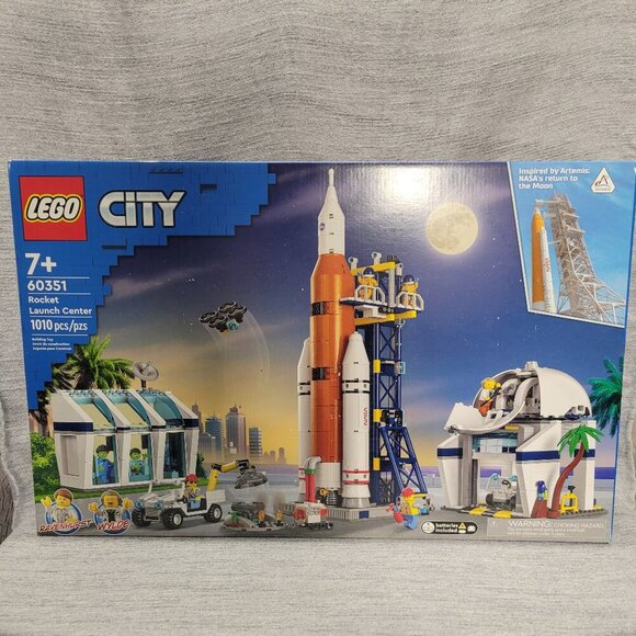 LEGO City Rocket Launch Center Building Toy Set 60351 - Picture 1 of 11